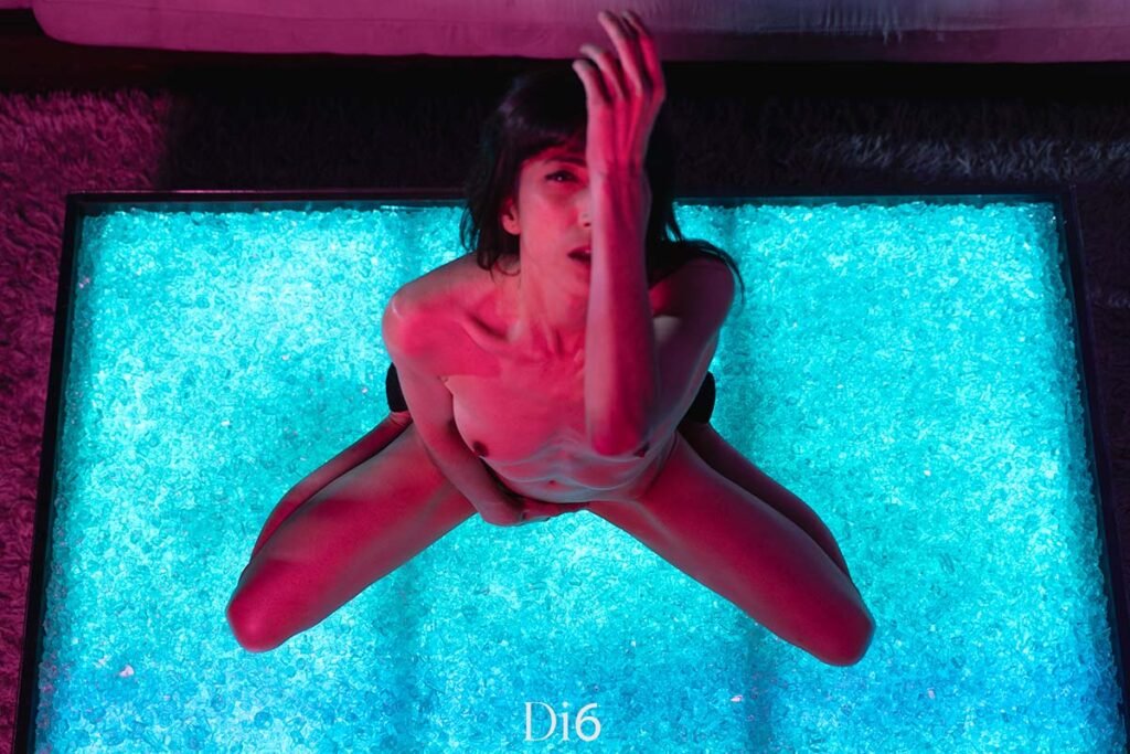 Powerful, confident erotic nude model